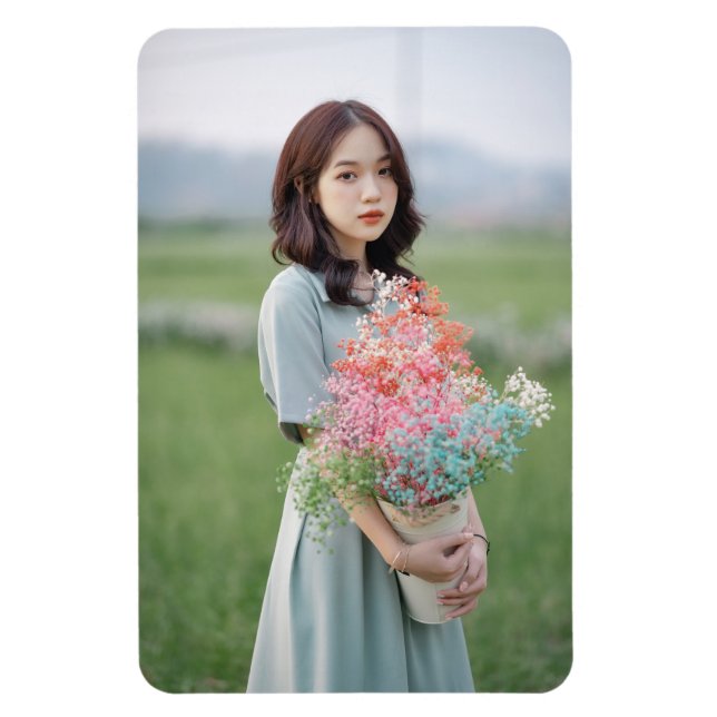 Custom Photo Magnet with Your Image (Vertical)