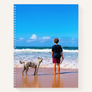 Custom Photo Make Your Own Design - I Love My Pet  Notebook