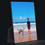 Custom Photo Make Your Own Design - I Love My Pet  Plaque<br><div class="desc">Custom Photo Make Your Own Design - I Love My Pet - Personalised Family / Friends / Pets or Personal Gift - Add Your Photo / Text / Name - Resize and move or remove and add elements / text with customisation tool ! You can transfer this design to more...</div>