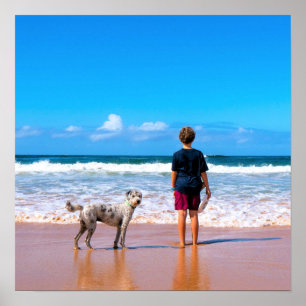 Custom Photo Make Your Own Design - I Love My Pet Poster