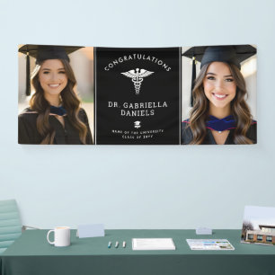 Custom Photo Medical School Doctor Nurse Graduate Banner
