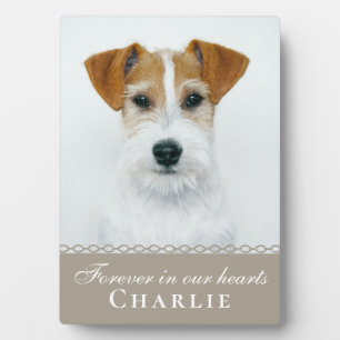 Custom Photo Memorial Dog Lover Pet Loss Quote Plaque