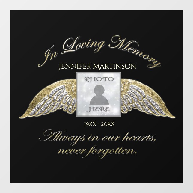 Custom Photo Memorial In Loving Memory (Sheet)