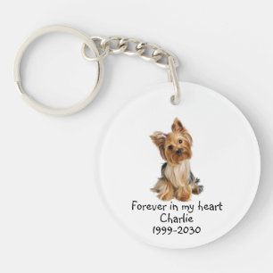 Custom Photo Memorial Keepsake Pet Dog Keychain