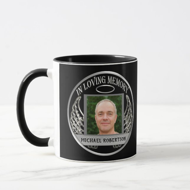 Custom Photo Memorial Mug (Left)