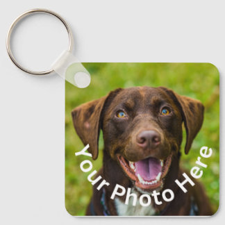 Custom Photo Metal Keychain