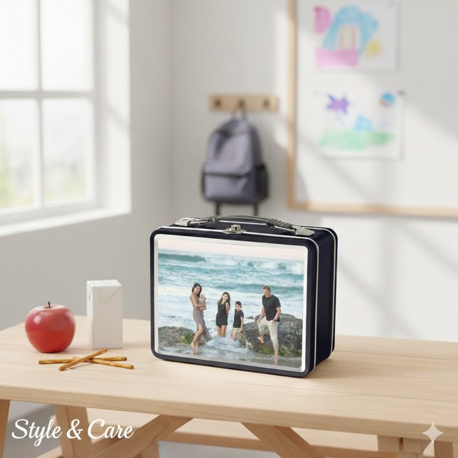 Custom Photo Metal Lunch Box with Personalized Des (Custom Photo Metal Lunch Box with Personalized Design)