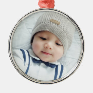 Custom Photo Metal Ornament