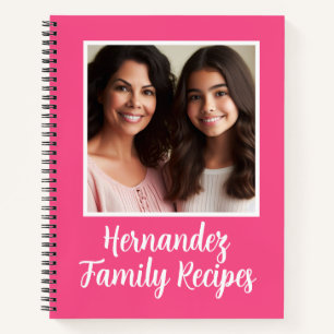 Custom Photo Mexican Family Recipes Book
