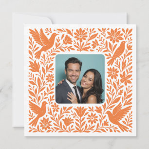 Custom Photo Mexican Otomí Tenango Save the Date I Invitation