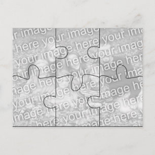Custom Photo "Mock" Puzzle Post Card - 6 pieces