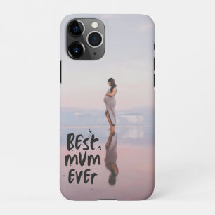 Custom Photo Modern Best Mum Ever iPhone 11Pro Case
