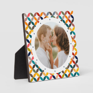 Custom Photo Modern Colourful Personalised Plaque