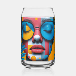 Custom Photo Modern Cool Elegant Create Your Own Can Glass