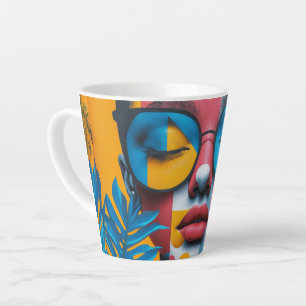 Custom Photo Modern Cool Elegant Create Your Own Latte Mug