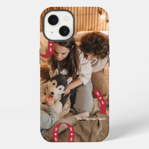 Custom Photo Modern JOY Christmas iPhone 13 Case