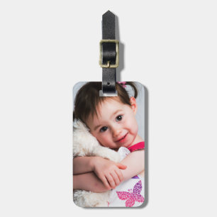 Custom Photo Modern Luggage Tag