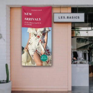 custom Photo Modern New Arrivals Product Promo Banner