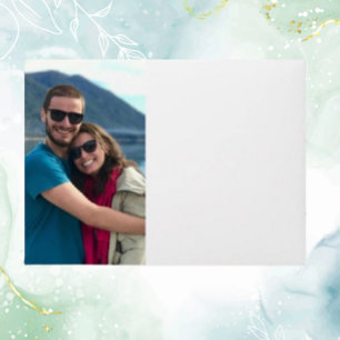 Custom Photo Modern Relaxed Wedding Envelope