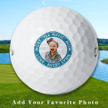 Custom Photo MOM Personalised Trendy Modern Golfer Golf Balls<br><div class="desc">Most Tee-Riffic Mum ... Two of your favourite things , golf and your kid ! Surprise the Mum and Golf Lover with these super cute photo custom golf balls and matching golf accessories. Now she can take her kid with her as he play's 18 holes . Customise these golf balls...</div>