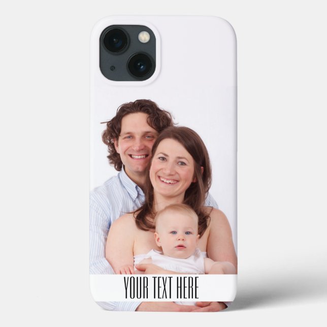 Custom Photo Monogram Case-Mate iPhone Case (Back)