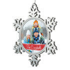 Custom Photo Monogram Holiday Ornament