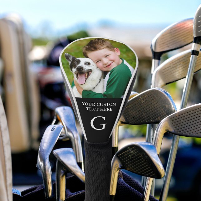 Custom Photo Monogrammed Photo Personalised Golf Head Cover (Creator Uploaded)