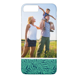 Custom Photo Monstera Tropical Leaf Pattern iPhone 8 Plus/7 Plus Case