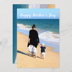 Custom Photo Mother's Day Card Your Photos Text