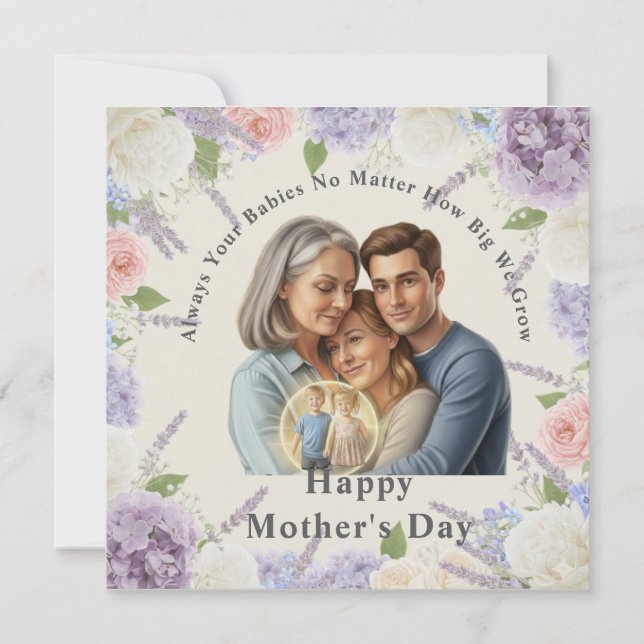 Custom Photo Mother's day Invitation (Front)