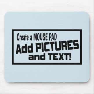 Custom Photo MOUSE PAD - Upload Pic, add Text!