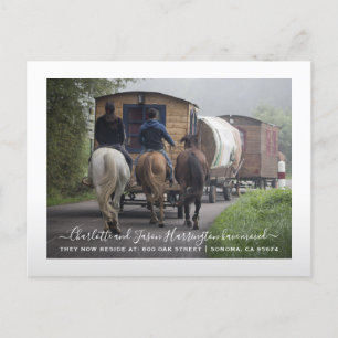 Custom Photo Moving Announcement Postcard