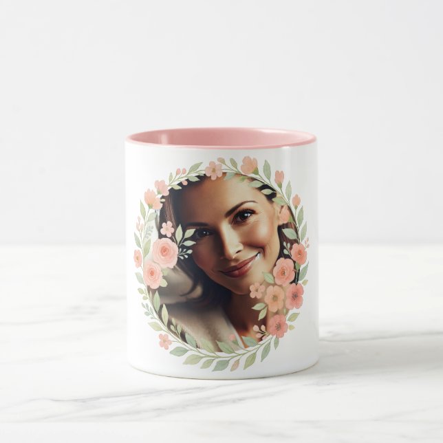 Custom Photo Mug – Happy Mother's Day, Best Mum (Center)
