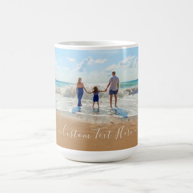 Custom Photo Mug Your Photos and Text Gift (Center)