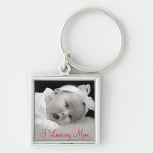Custom Photo, Mum, Mother's Day Key Ring