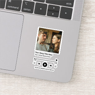 Custom Photo Music Player Personalised Song Gift