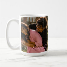 Custom Photo Name Anniversary Gift Couple Mug (