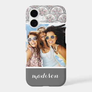 Custom Photo & Name Centle Vintage Pattern