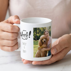 Custom Photo & Name - Cute Dog Mum Coffee Mug