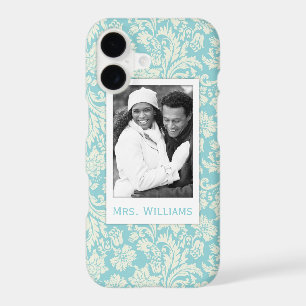 Custom Photo & Name Damask Pattern 3