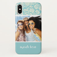 Custom Photo & Name Damask Pattern 3