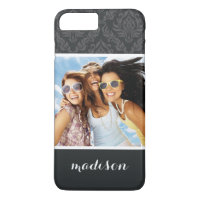 Custom Photo & Name Damask Pattern 6