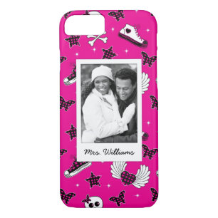 Custom Photo & Name Emo Symbols iPhone 8/7 Case