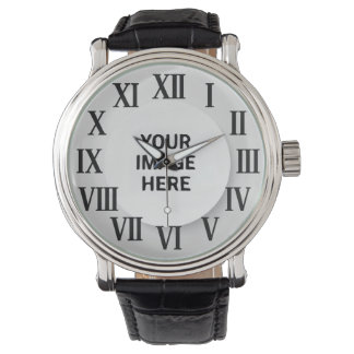 Custom Photo & Name Engraved Wristwatch