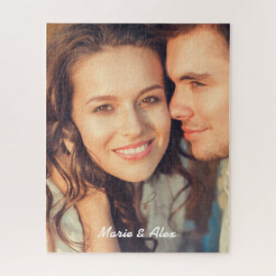 Custom Photo Name Jigsaw Puzzle