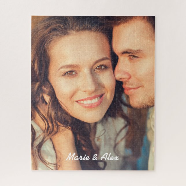 Custom Photo Name  Jigsaw Puzzle (Vertical)