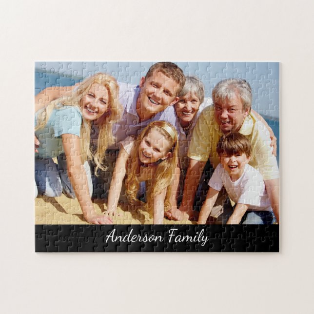 Custom Photo Name  Jigsaw Puzzle (Horizontal)