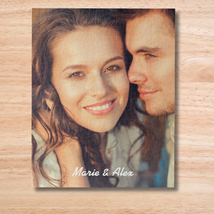 Custom Photo Name Jigsaw Puzzle