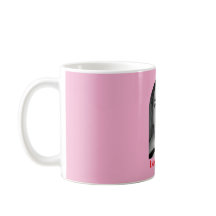 Custom photo name love minimalist pink red
