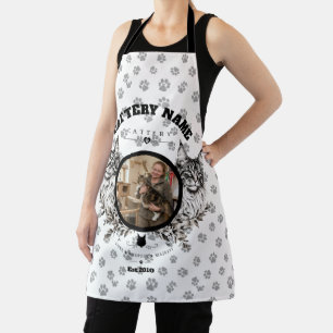 Custom Photo & Name Maine Coon Cattery Owners Apron